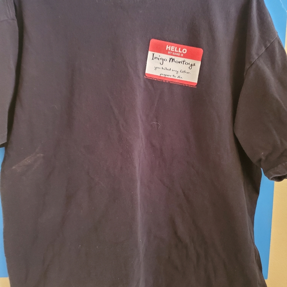 Bring out your inner swordsman with the Inigo Montoya t-shirt